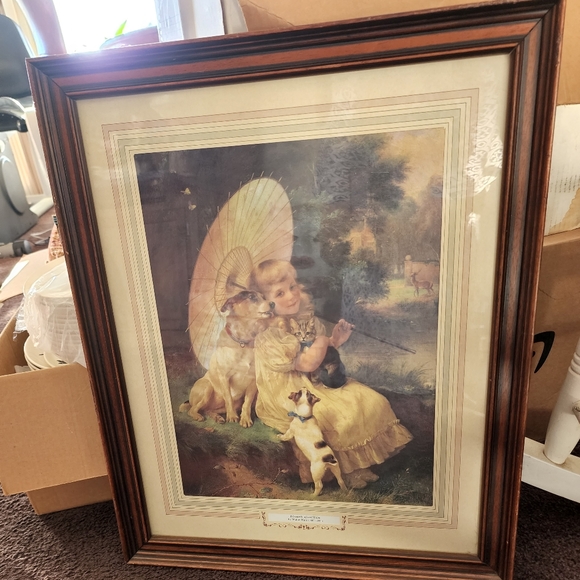 Framed Drawing by Walter Hunt